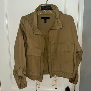 Forever 21 Tan Bomber jacket